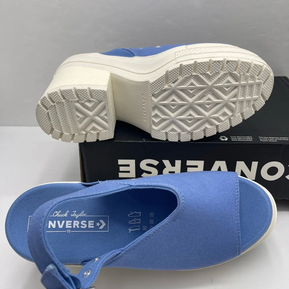 Converse WMNS A13810F
CHUCK 70 DE LUXE HEEL MULE OX OPEN SKY/EGRET Platform Heel - Picture 5 of 16